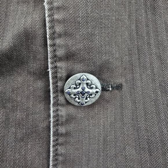 House of Howe Reconstructed Blazer Jacket Skull Lining Men's Size 42 Vtg Y2K - Picture 4 of 16